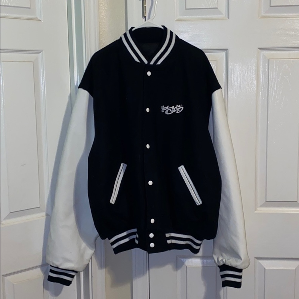 Graffiti Letterman Jacket